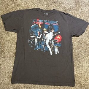 Star Wars grey tshirt size Large kc